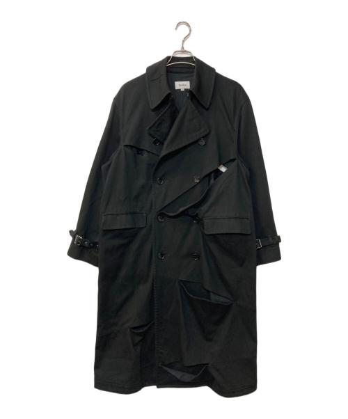kudos（クードス）kudos (クードス) 変形トレンチコート ブラック サイズ:1の古着・服飾アイテム