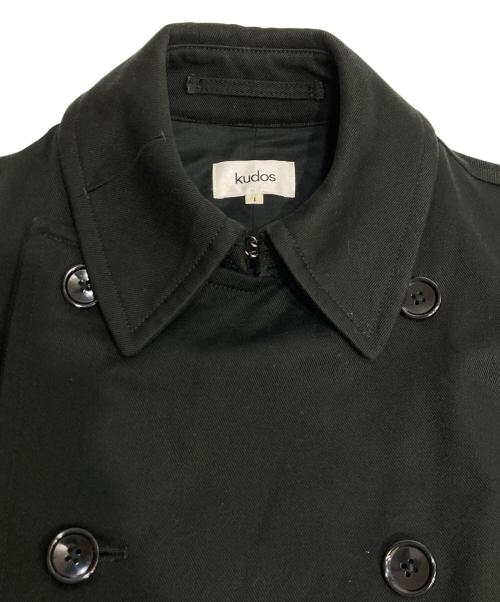 kudos（クードス）kudos (クードス) 変形トレンチコート ブラック サイズ:1の古着・服飾アイテム