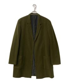 Yohji Yamamoto pour homme（ヨウジヤマモト プールオム）の古着「ウールコート」｜グリーン