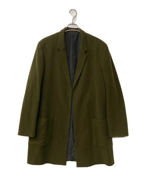 Yohji Yamamoto pour homme（ヨウジヤマモト プールオム）Yohji Yamamoto pour homme (ヨウジヤマモト プールオム) ウールコート グリーン サイズ:Sの古着・服飾アイテム