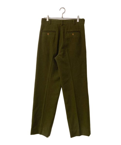 Yohji Yamamoto pour homme（ヨウジヤマモト プールオム）Yohji Yamamoto pour homme (ヨウジヤマモト プールオム) ウールパンツ グリーン サイズ:Sの古着・服飾アイテム
