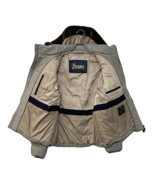 HERNO（ヘルノ）HERNO (ヘルノ) Padded down jacket グレー サイズ:50の古着・服飾アイテム