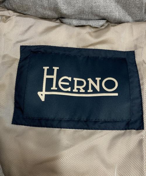 HERNO（ヘルノ）HERNO (ヘルノ) Padded down jacket グレー サイズ:50の古着・服飾アイテム