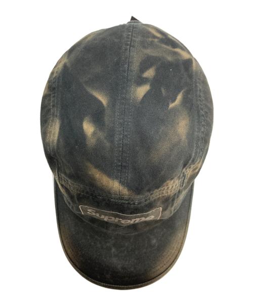 SUPREME（シュプリーム）SUPREME (シュプリーム) オーバーダイ キャンプ キャップ/Overdyed Camp Cap ブラック×ブラウンの古着・服飾アイテム
