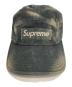 SUPREME (シュプリーム) オーバーダイ キャンプ キャップ/Overdyed Camp Cap ブラック×ブラウン：10000円