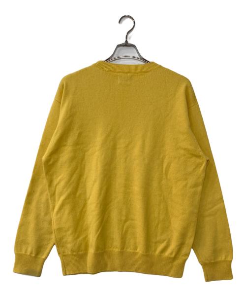 Yonetomi（ヨネトミ）Yonetomi (ヨネトミ) RIGID CASHMERE KNIT P/O リジッドカシミヤニット プルオーバー イエロー サイズ:3の古着・服飾アイテム