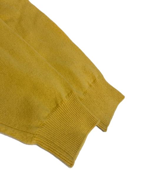 Yonetomi（ヨネトミ）Yonetomi (ヨネトミ) RIGID CASHMERE KNIT P/O リジッドカシミヤニット プルオーバー イエロー サイズ:3の古着・服飾アイテム