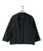 BALLSEYボールジィ）の古着「ウールパイルミルド ビルドネックショートコート」｜グレー