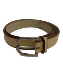 GUCCI（グッチ）の古着「レザーベルト」｜ベージュ