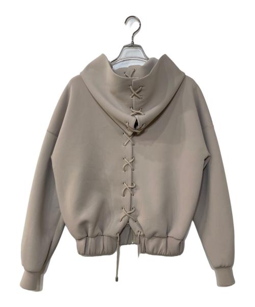 Ameri（アメリ）Ameri (アメリ) ジップアップパーカー アイボリー サイズ:なしの古着・服飾アイテム