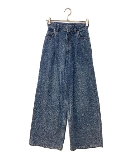 cygne（シーニュ）cygne (シーニュ) ファンシーデニムパンツ Ruy インディゴ サイズ:00の古着・服飾アイテム