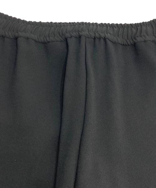 cccmalie（シーマリー）cccmalie (シーマリー) サイド ベロア ギャザー パンツ ブラック サイズ:なしの古着・服飾アイテム