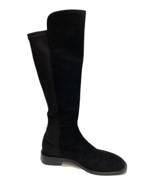 STUART WEITZMAN（スチュアートワイツマン）STUART WEITZMAN (スチュアートワイツマン) ロングブーツ/Keelan City Suede To-The-Knee Boot ブラック サイズ:38の古着・服飾アイテム