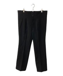 YOHJI YAMAMOTO（ヨウジヤマモト）の古着「ウールパンツ」｜ブラック