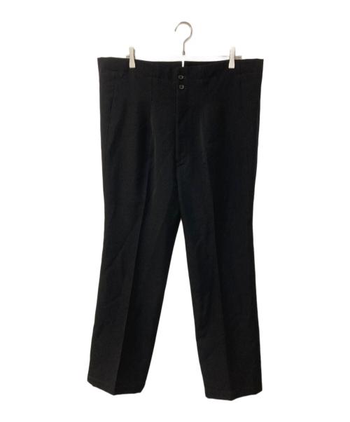 YOHJI YAMAMOTO（ヨウジヤマモト）YOHJI YAMAMOTO (ヨウジヤマモト) ウールパンツ ブラック サイズ:3の古着・服飾アイテム