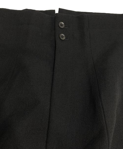 YOHJI YAMAMOTO（ヨウジヤマモト）YOHJI YAMAMOTO (ヨウジヤマモト) ウールパンツ ブラック サイズ:3の古着・服飾アイテム