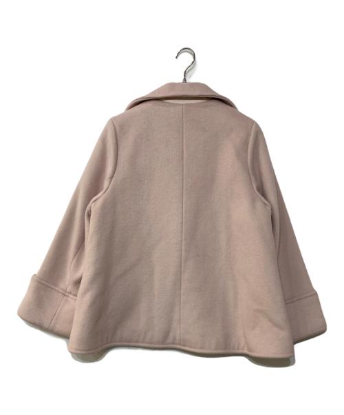 HER LIP TO（ハーリップトゥ）Her lip to (ハーリップトゥ) Proust Wool-Blend Melton Coat ピンク サイズ:Sの古着・服飾アイテム