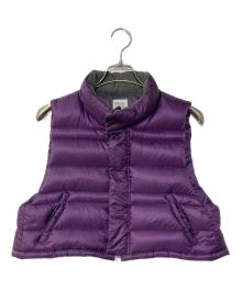 rhodo lirion（ロドリリオン）の古着「Short Down Vest ショートダウンベスト」｜パープル