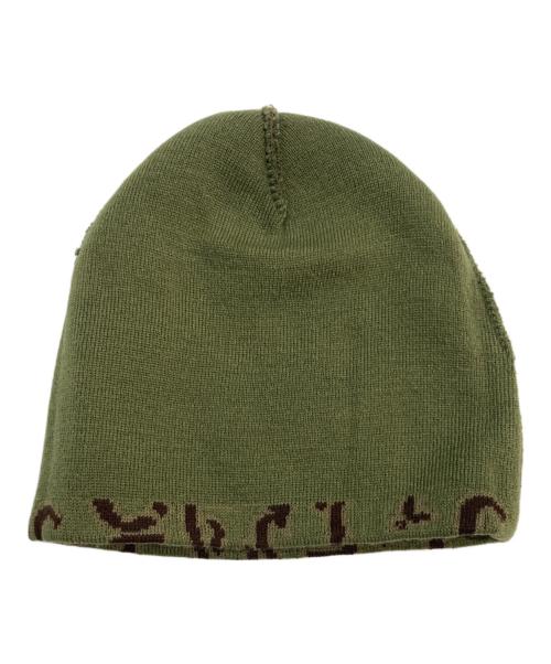 SUPREME（シュプリーム）Supreme (シュプリーム) Arabic Jacquard Beanie グリーンの古着・服飾アイテム