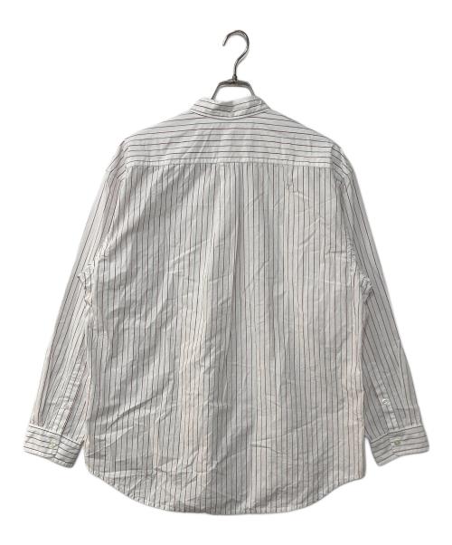 SUPREME（シュプリーム）Supreme (シュプリーム) Loose Fit Stripe Shirt ルーズフィットストライプシャツ ホワイト サイズ:Lの古着・服飾アイテム