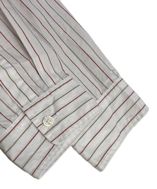 SUPREME（シュプリーム）Supreme (シュプリーム) Loose Fit Stripe Shirt ルーズフィットストライプシャツ ホワイト サイズ:Lの古着・服飾アイテム