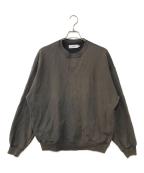 Graphpaperグラフペーパー）の古着「AZUMA Terry Crew Neck Sweat」｜グレー