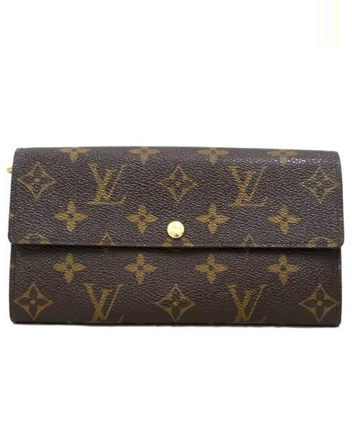 LOUIS VUITTON（ルイ ヴィトン）LOUIS VUITTON (ルイヴィトン) ポルトフォイユサラ ブラウン サイズ:- モノグラム M61734 CA4089の古着・服飾アイテム