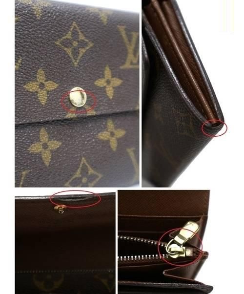 LOUIS VUITTON（ルイ ヴィトン）LOUIS VUITTON (ルイヴィトン) ポルトフォイユサラ ブラウン サイズ:- モノグラム M61734 CA4089の古着・服飾アイテム
