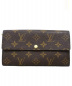 LOUIS VUITTON（ルイヴィトン）の古着「ポルトフォイユサラ」｜ブラウン