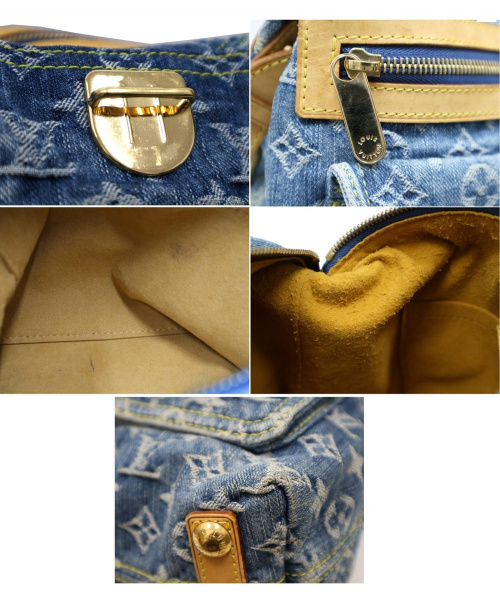 LOUIS VUITTON（ルイ ヴィトン）LOUIS VUITTON (ルイヴィトン) バギーPM  サイズ:PM モノグラム・デニム M95049 AS1025の古着・服飾アイテム