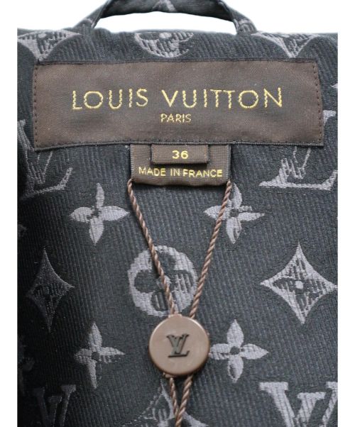 LOUIS VUITTON（ルイ ヴィトン）LOUIS VUITTON (ルイヴィトン) スキューバーモノグラムトレンチコート ブラック サイズ:36 フランス製　FAC035QTUの古着・服飾アイテム