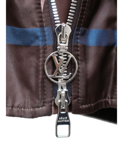 LOUIS VUITTON（ルイ ヴィトン）LOUIS VUITTON (ルイ・ヴィトン) チャップマンジャケット ブラウン サイズ:52 HBB90WPUP 287N 17SSの古着・服飾アイテム