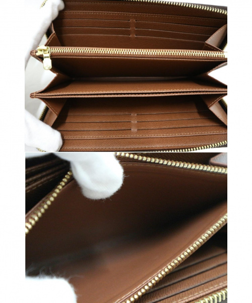 LOUIS VUITTON（ルイ ヴィトン）LOUIS VUITTON (ルイヴィトン) ジッピーウォレット ブラウン サイズ:- モノグラム M42616  ルイヴィトン　ヴィトンの古着・服飾アイテム