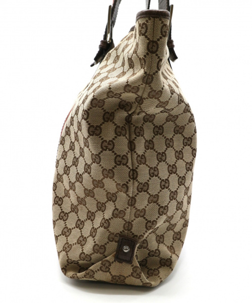 GUCCI（グッチ）GUCCI (グッチ) シェリーラインGGキャンバストートバッグ ベージュ 132898 203998　イタリア製の古着・服飾アイテム