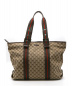 GUCCI（グッチ）の古着「シェリーラインGGキャンバストートバッグ」｜ベージュ