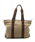 GUCCI (グッチ) シェリーラインGGキャンバストートバッグ ベージュ 132898 203998　イタリア製：49800円