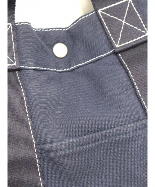 HERMES（エルメス）HERMES (エルメス) サックドーヴィルトート MM ネイビー ドーヴィル フランス製の古着・服飾アイテム