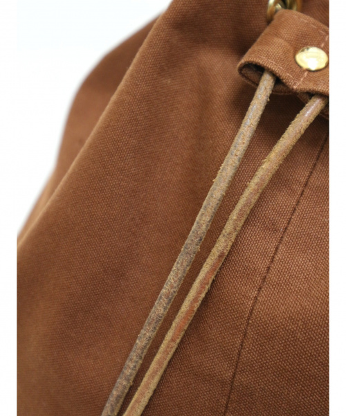 HERMES（エルメス）HERMES (エルメス) マテロット キャンバス ブラウンの古着・服飾アイテム