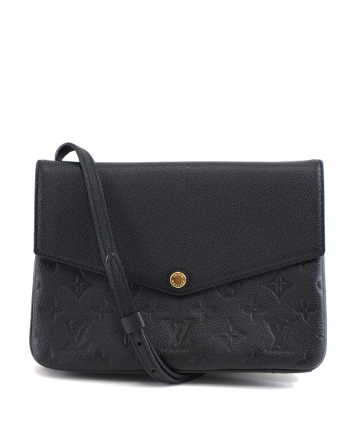 LOUIS VUITTON（ルイ ヴィトン）LOUIS VUITTON (ルイヴィトン) モノグラム・アンプラント・トワイス ブラック ヴィトン　M50258 AR4186　フランス製の古着・服飾アイテム