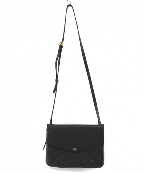 LOUIS VUITTON（ルイ ヴィトン）LOUIS VUITTON (ルイヴィトン) モノグラム・アンプラント・トワイス ブラック ヴィトン　M50258 AR4186　フランス製の古着・服飾アイテム