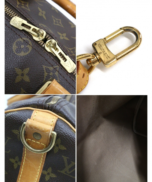 LOUIS VUITTON（ルイ ヴィトン）LOUIS VUITTON (ルイヴィトン) キーポル45 ブラウン モノグラム M41428　TH0996　ショルダーストラップ付の古着・服飾アイテム