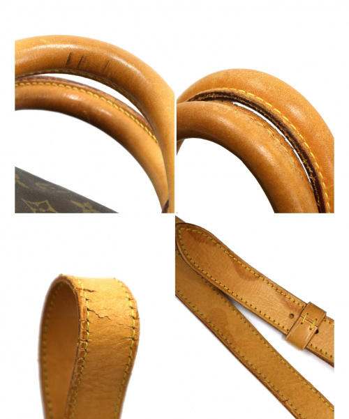 LOUIS VUITTON（ルイ ヴィトン）LOUIS VUITTON (ルイヴィトン) キーポル45 ブラウン モノグラム M41428　TH0996　ショルダーストラップ付の古着・服飾アイテム