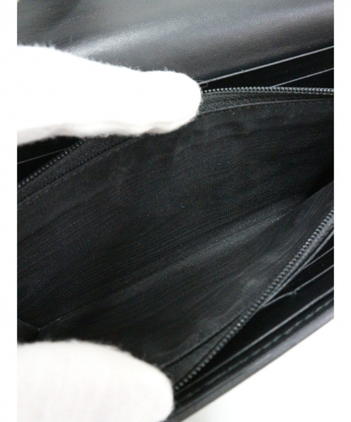 GUCCI（グッチ）GUCCI (グッチ) コンチネンタル ウォレット ブラック グッチシマ 410100 1147の古着・服飾アイテム