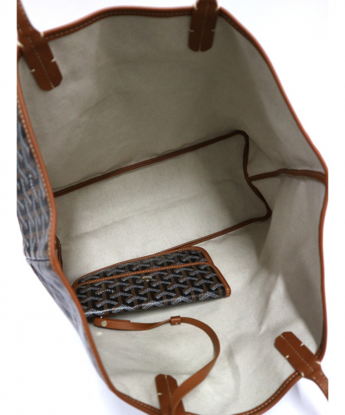 GOYARD（ゴヤール）GOYARD (ゴヤール) サンルイPM ノワール ブラウン VAE 020156の古着・服飾アイテム