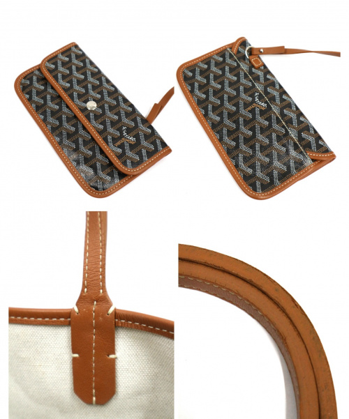 GOYARD（ゴヤール）GOYARD (ゴヤール) サンルイPM ノワール ブラウン VAE 020156の古着・服飾アイテム