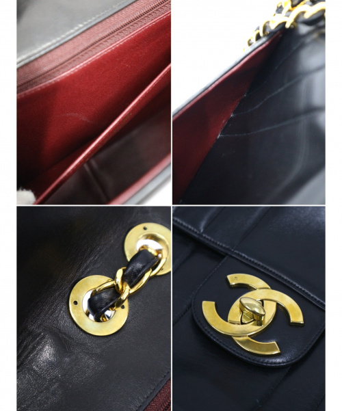 CHANEL（シャネル）CHANEL (シャネル) ココマークWチェーンショルダーバッグ マドモアゼル 3231935の古着・服飾アイテム