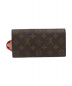 LOUIS VUITTON (ルイヴィトン) ポルトフォイルエミリー ブラウン モノグラム：44800円