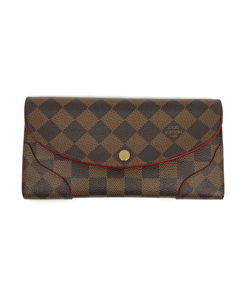 LOUIS VUITTON（ルイ ヴィトン）LOUIS VUITTON (ルイ ヴィトン) ポルトフォイユカイサ ブラウン ダミエの古着・服飾アイテム