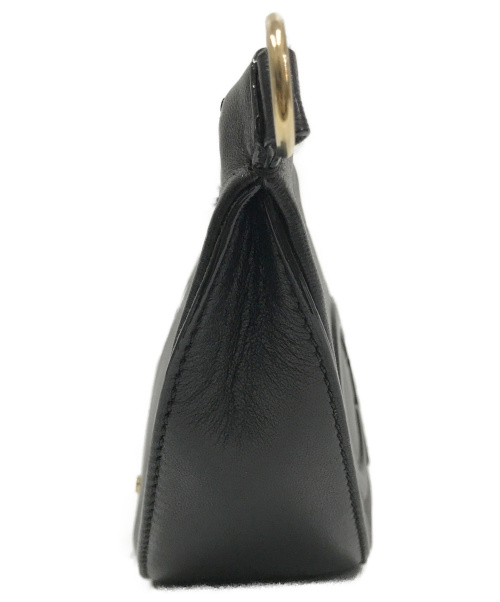 JIMMY CHOO（ジミーチュウ）JIMMY CHOO (ジミーチュウ) レザーベルトバッグ ブラック FAYEの古着・服飾アイテム