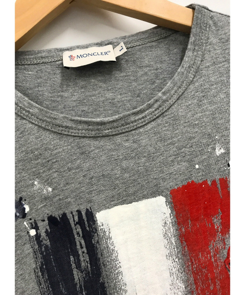 MONCLER（モンクレール）MONCLER (モンクレール) MAGLIA T-SHIRT グレー サイズ:Lの古着・服飾アイテム